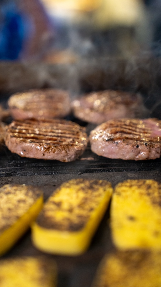 Griglia con polenta